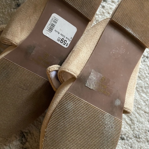 Beige Mules Slides - Picture 4 of 7